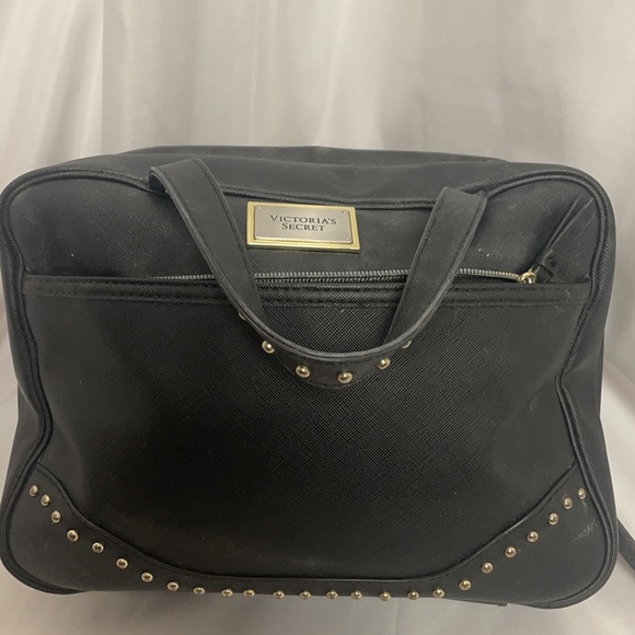 VICTORIA SECRET BLACK MAKE UP BAG - Picture 2 of 10